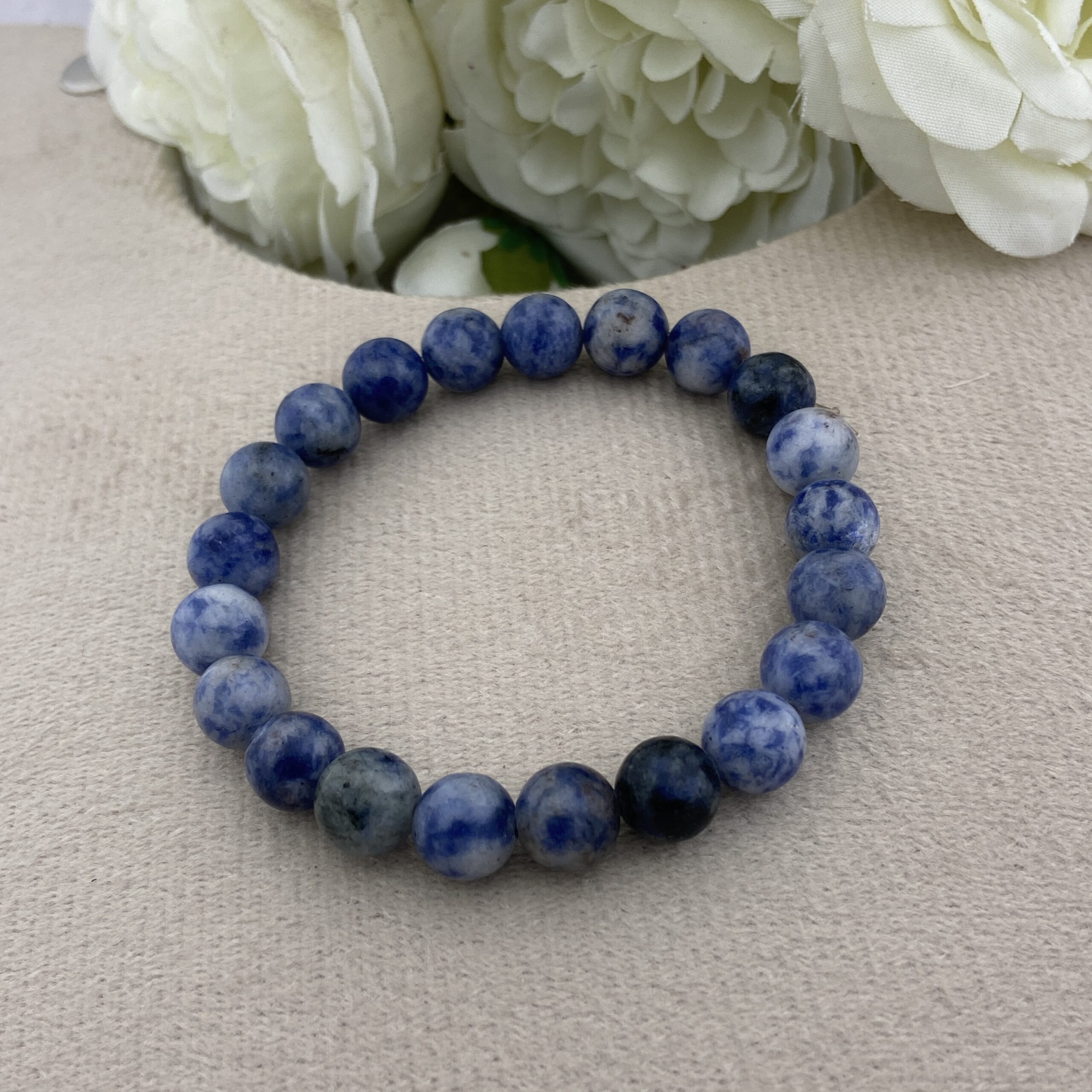 Sodalite Beaded Bracelet For Women, personalized gifts - Image 2
