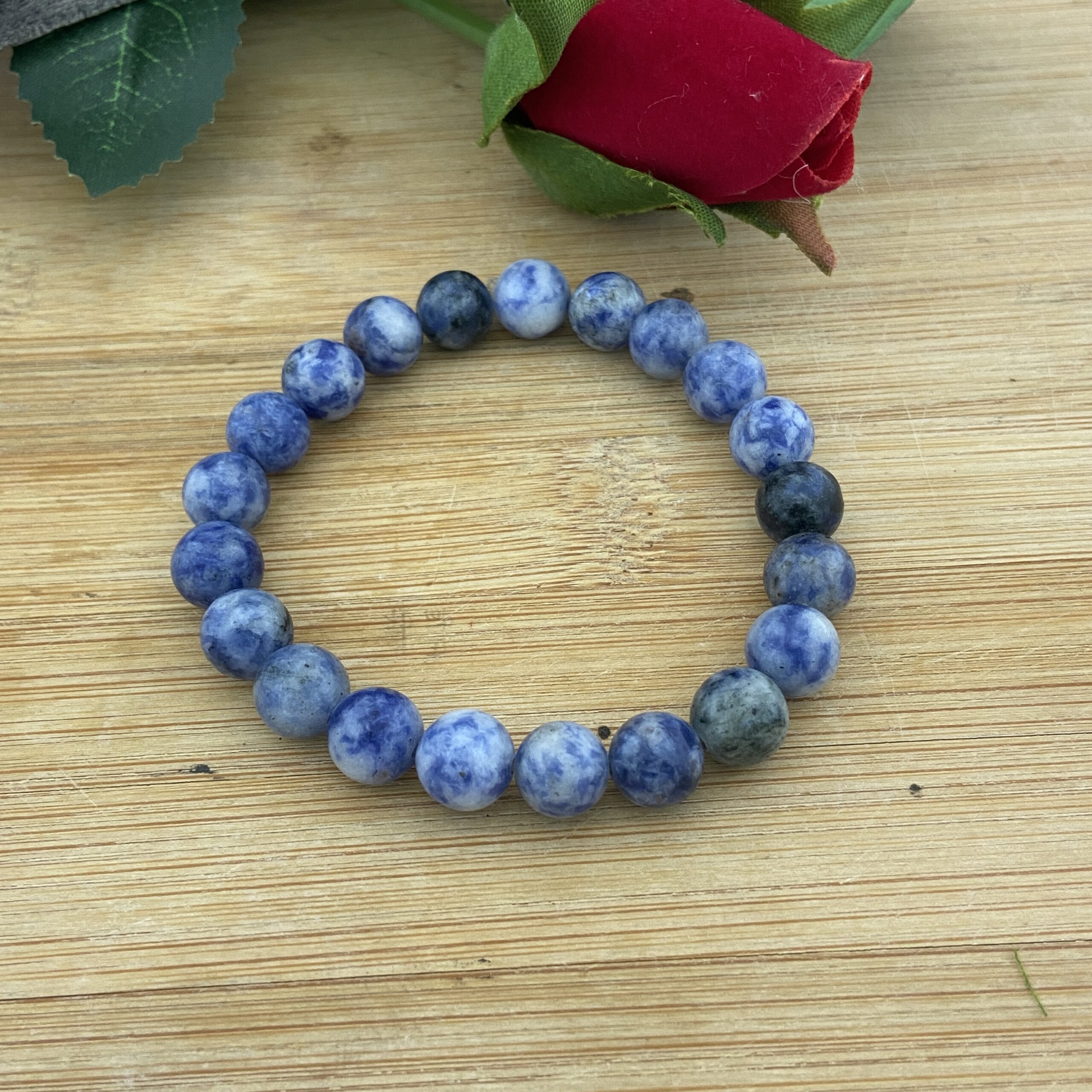 Sodalite Beaded Bracelet For Women, personalized gifts - Image 4